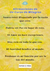 UN CURSO DE MILAGROS en NAQUERA